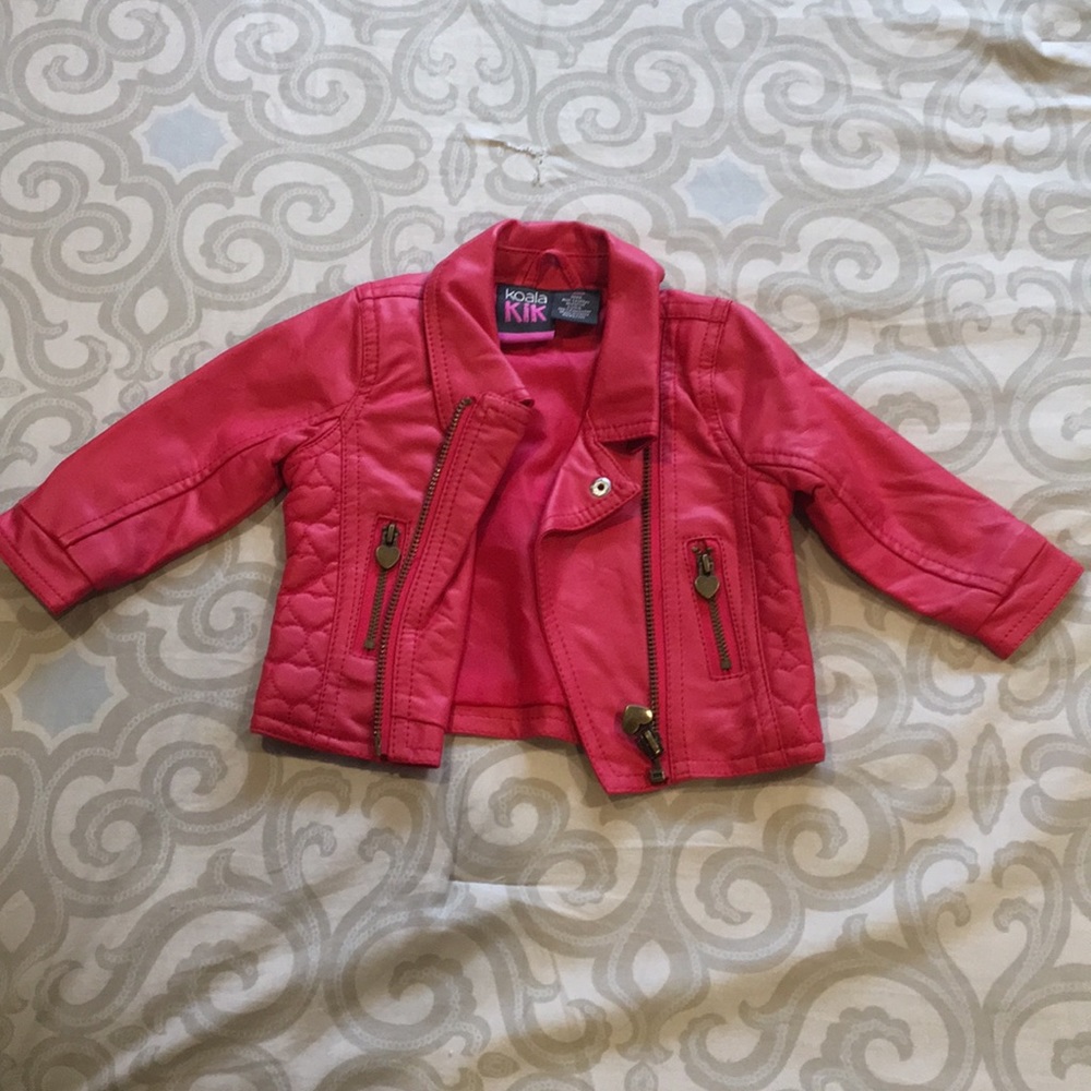 Faux leather jacket